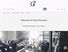 Tablet Screenshot of gymkonnect.com